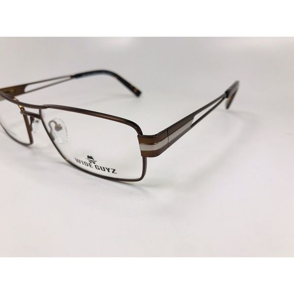 New Wide Guyz Brown COSTELLO Eyeglasses 59mm for The Stylish Large Man - Picture 4 of 12